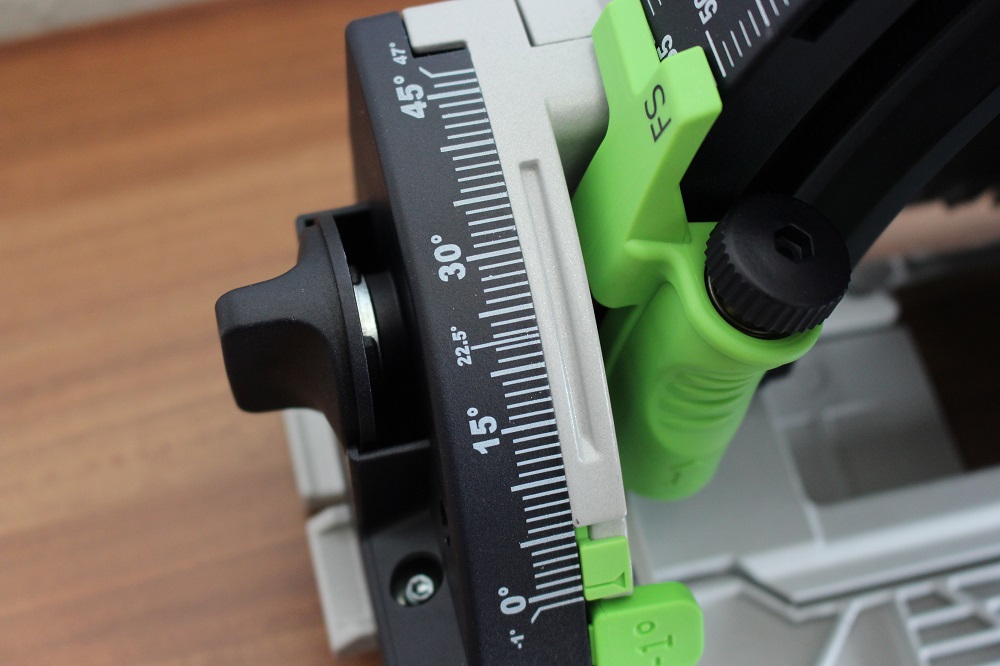 Hinterschnittfunktion der Festool TS 55 REBQ Plus FS