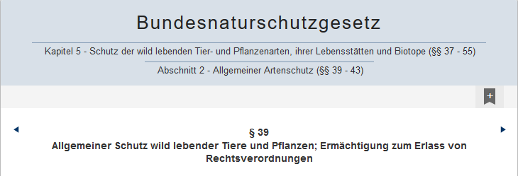 Bundesnaturschutzgesetz